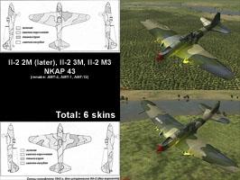 Skinpack Il-2 (2M later, 3M, M3) NKAP43 remake