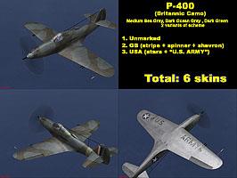 Skinpack P-400 britannic camo