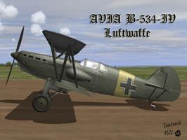 AVIA B-534  Luftwaffe yellow