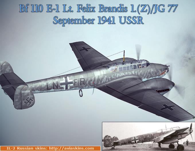 Bf 110E-1 Felix-Maria Brandis