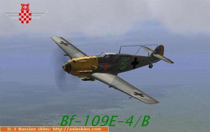 Croatian Bf-109E-4/B