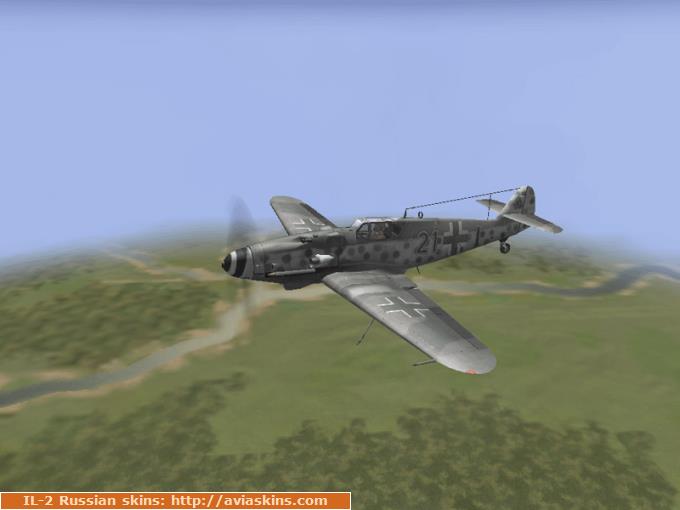 Bf109G-14, "Black 21"