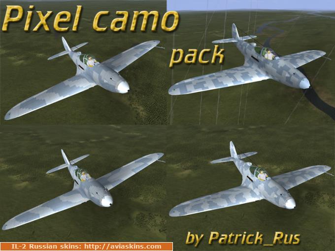 P-39 Pixel Camo Pack